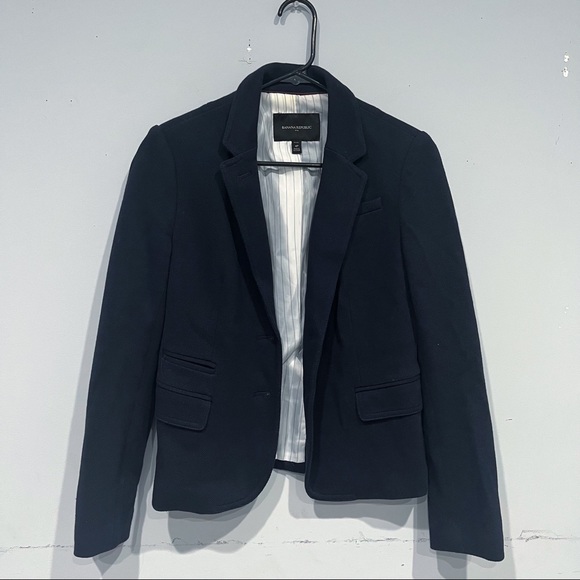 Banana Republic Jackets & Blazers - Banana republic navy blazer petite 4
